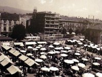 Kvaternikov trg 1960-1961. godina. Gradnja robne kuće Varteks